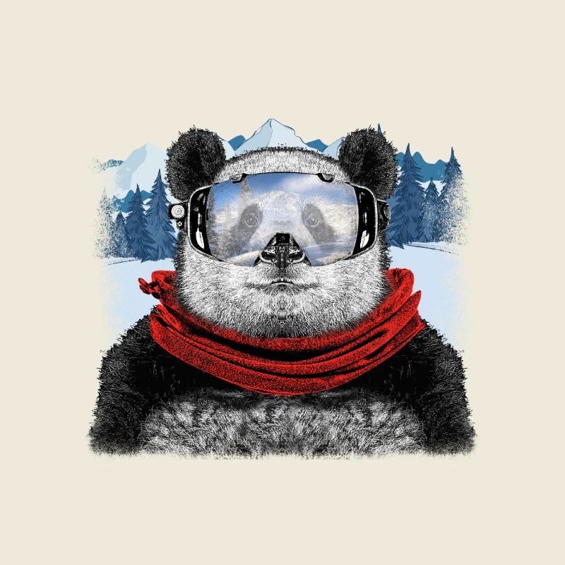 panda de ski