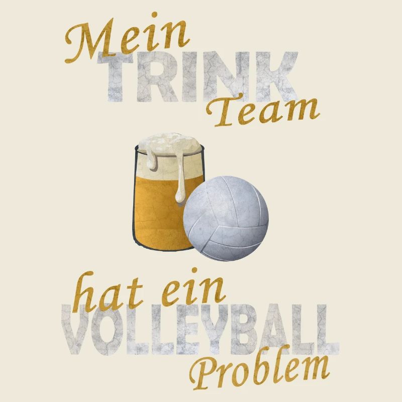 Mein Trink Team hat ein Volleyball Problem