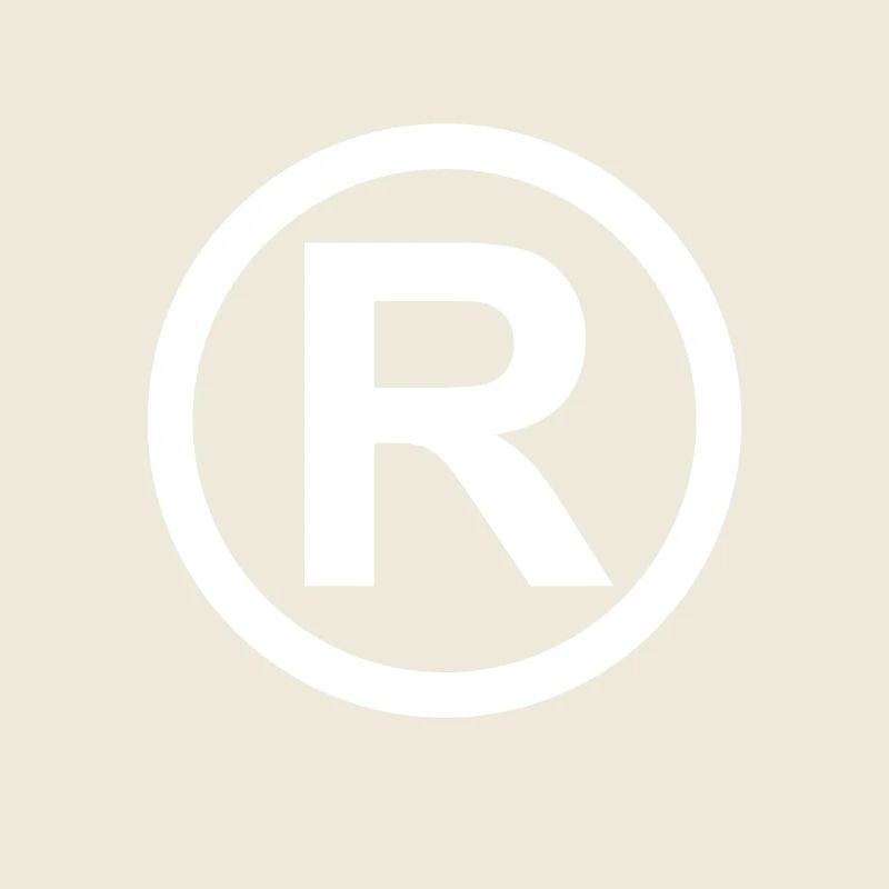 Registered Trademark Symbole Blanc