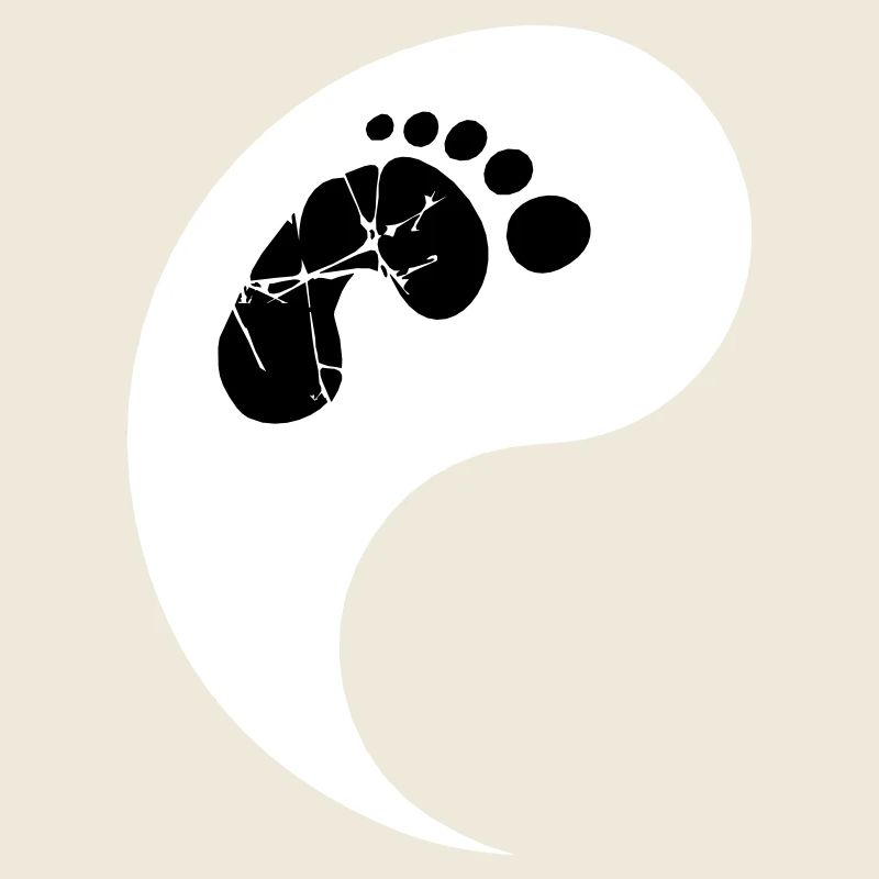 White baby half