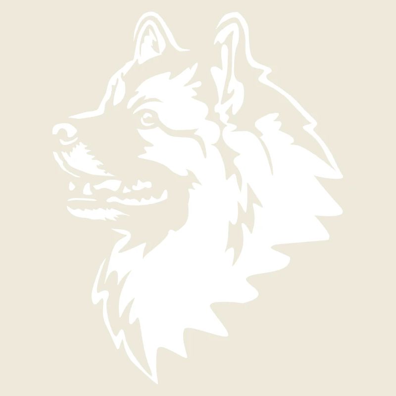 Wolfsspitz Kopf "Black Edition"