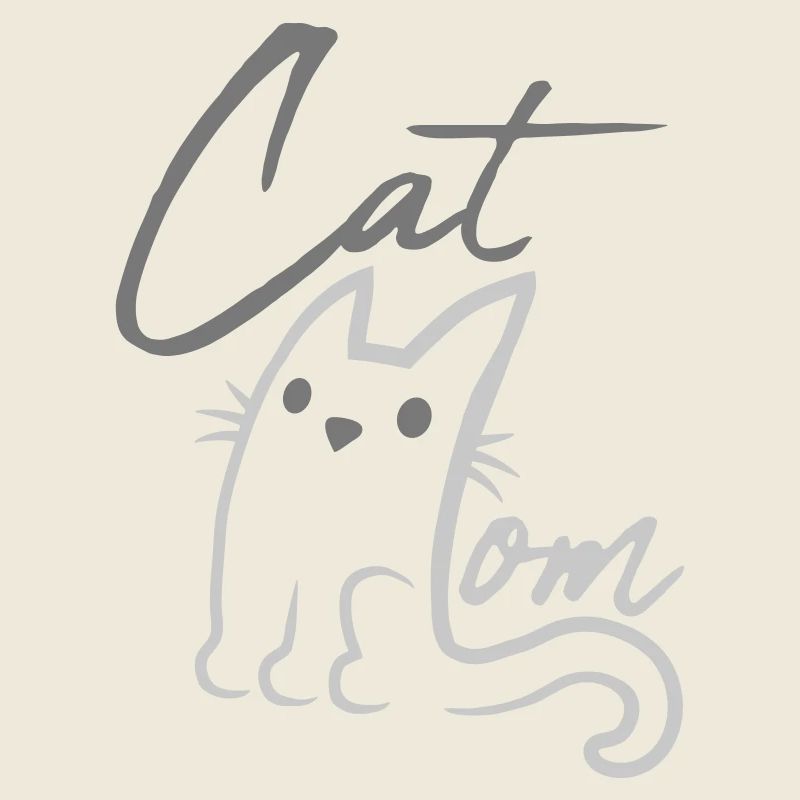 Texte Logo Chat Maman