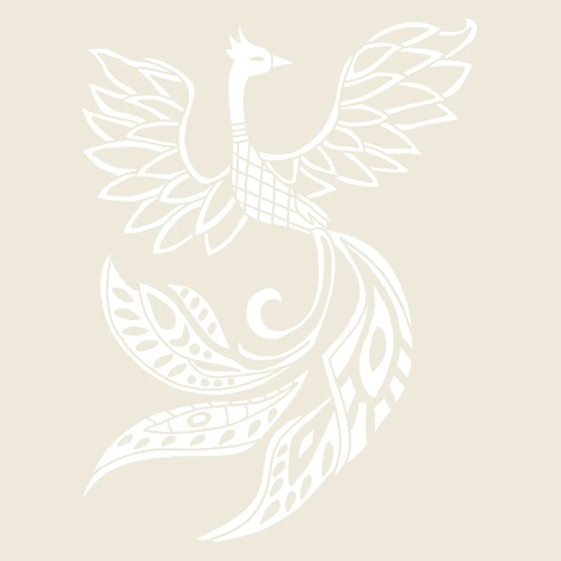 Weißer Phönixvogel