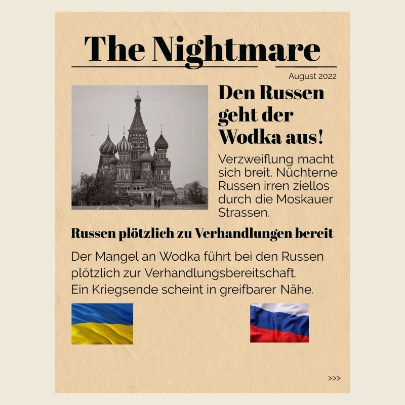 Russisch-Moskauer Nostalgie Design Ironisch