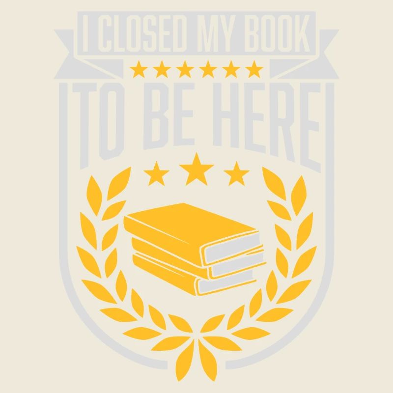 I closed my book