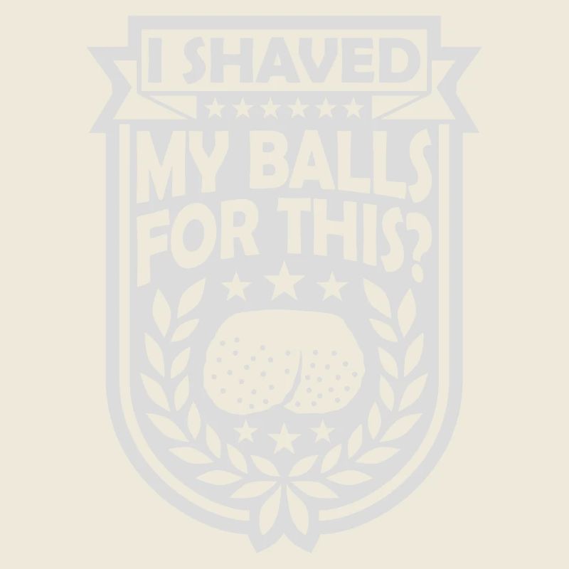 I shaved my balls