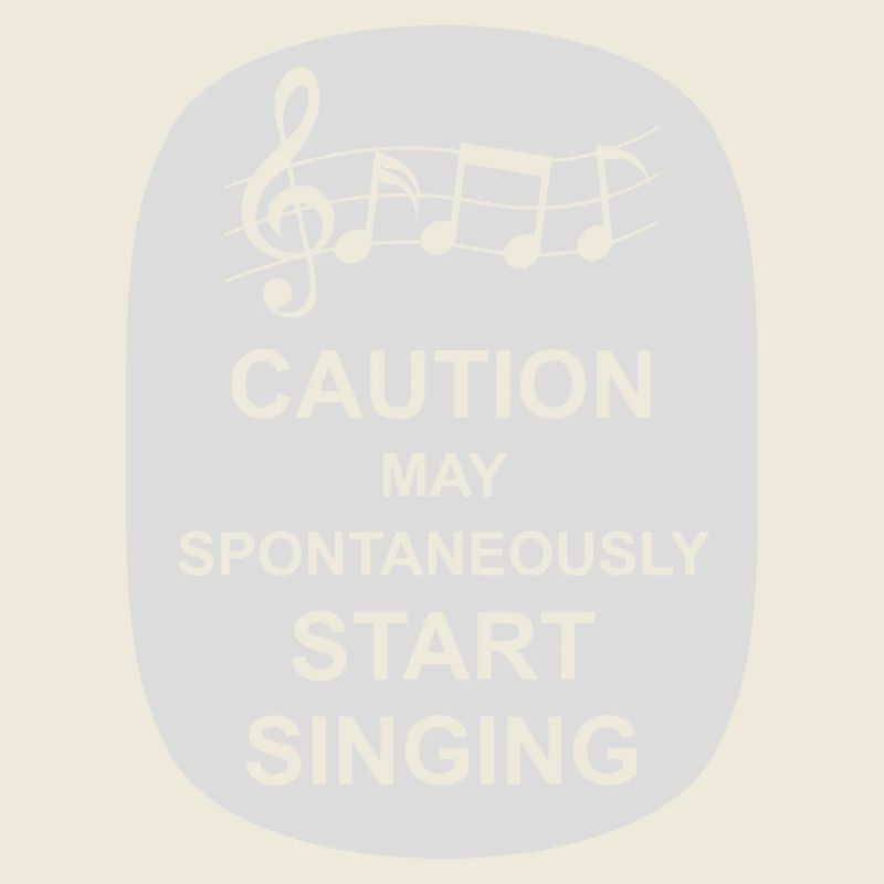 may spontaneously start singing