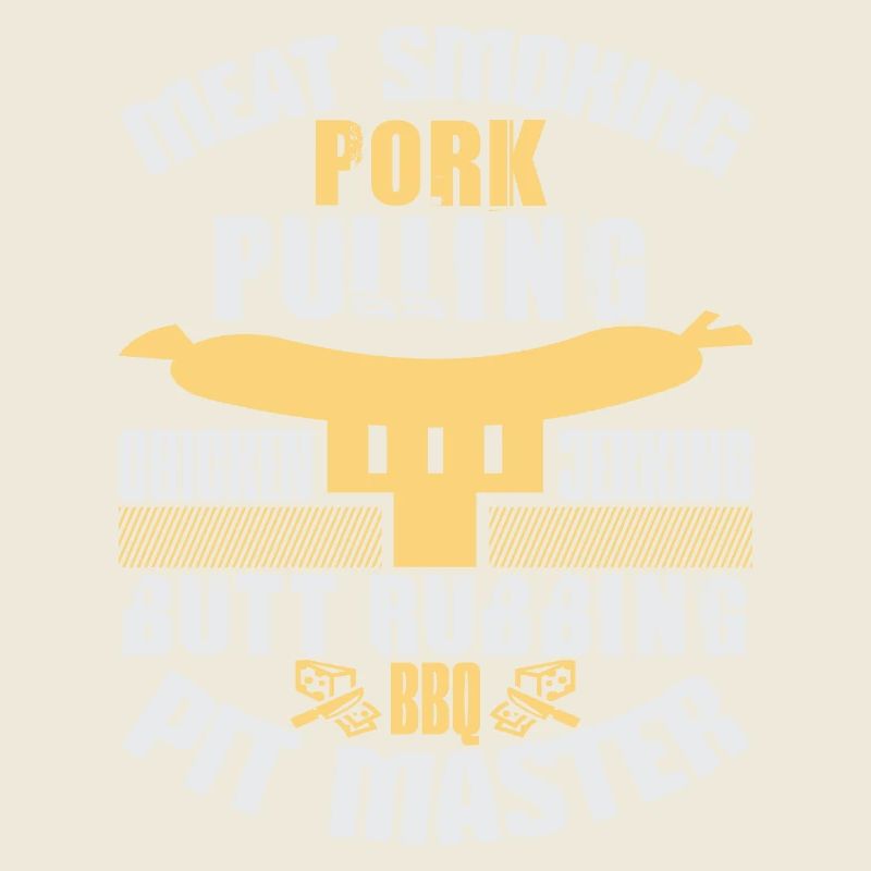 MEAT SMOKING PORK PULLING PIT MASTER