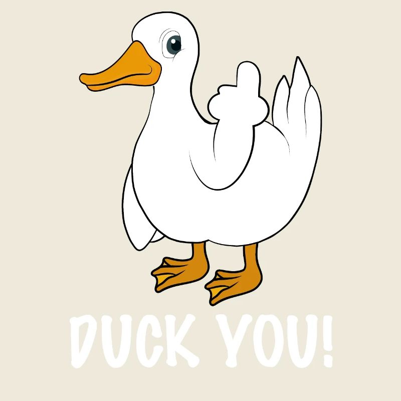 Lustige Ente Duck You