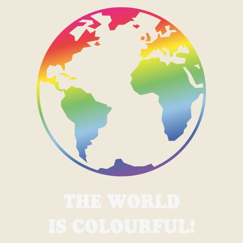 The World Is Colourful! (Earth / Rainbow Colours)