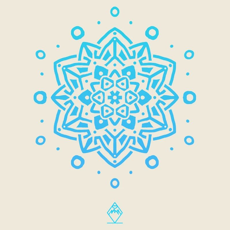 Lotus Mandala - Blue