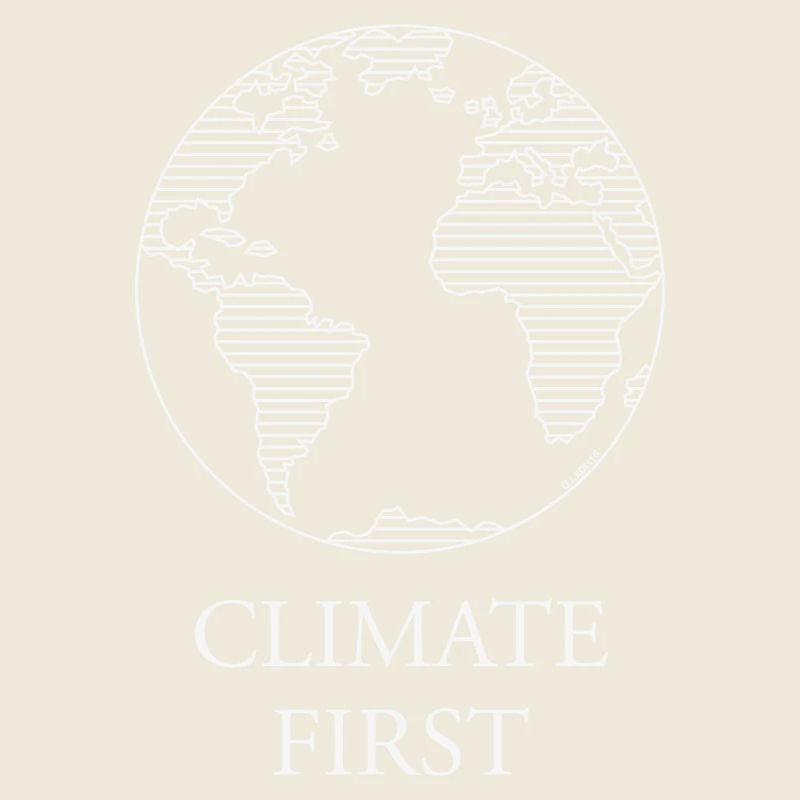 Climate First / Globe (Changement climatique / Blanc)