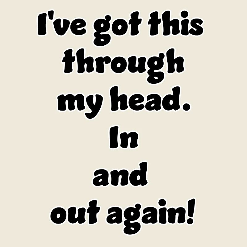 funny non-thinking design / funny sayings