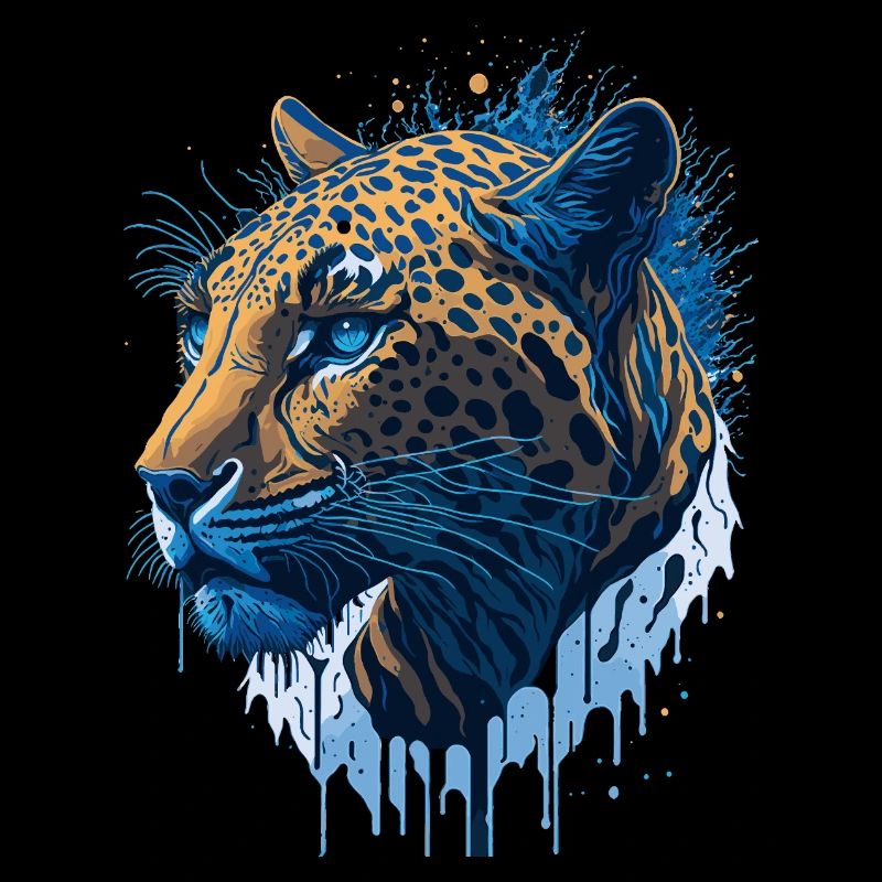 Leopard Raubkatze Illustration