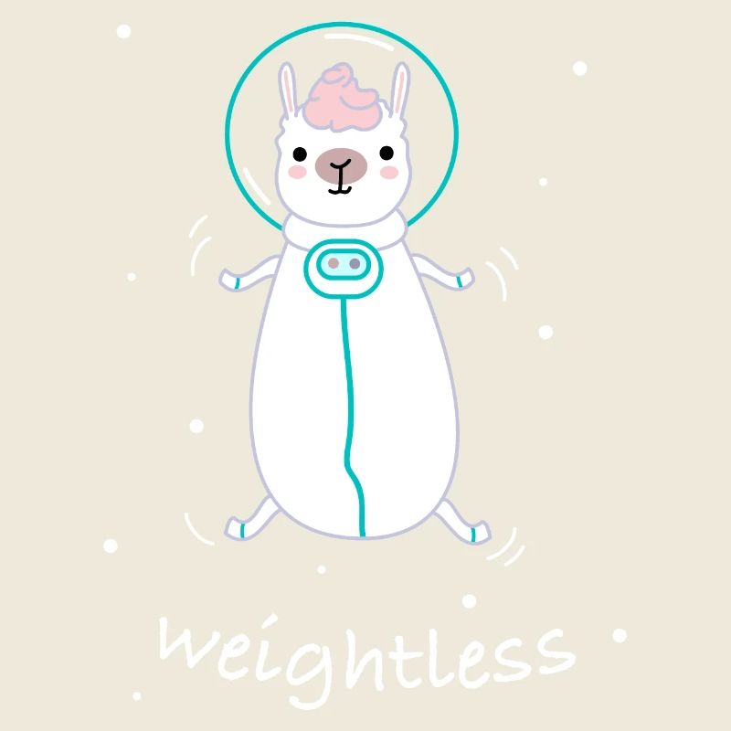 Lama as astronaut b