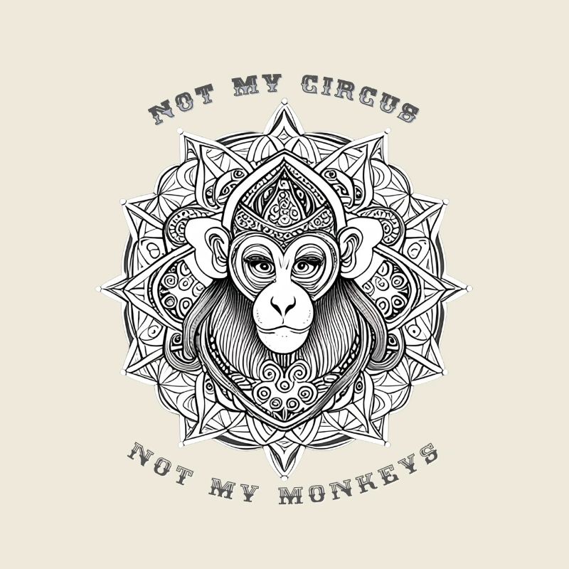 Monkey Mandala English