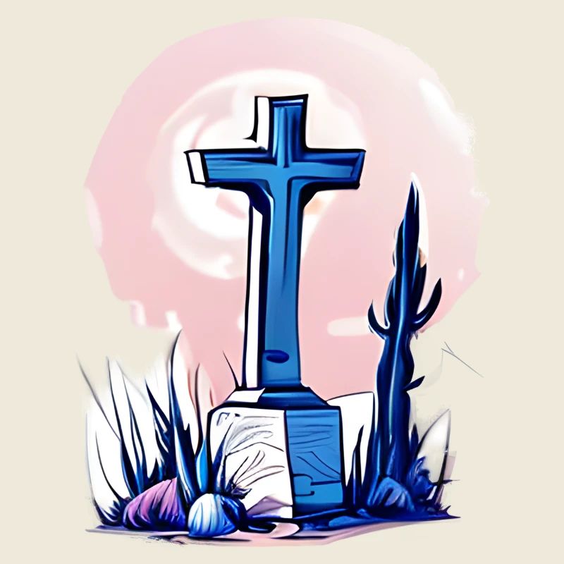 Croix sur une tombe