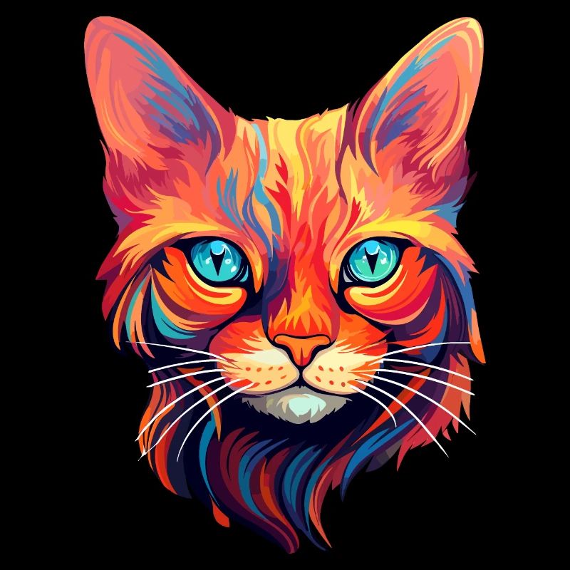 Tête de chat Portrait de chat