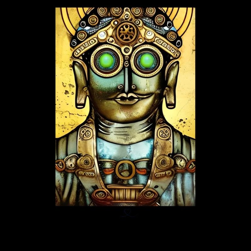 Buddha - Steampunk -Transparent