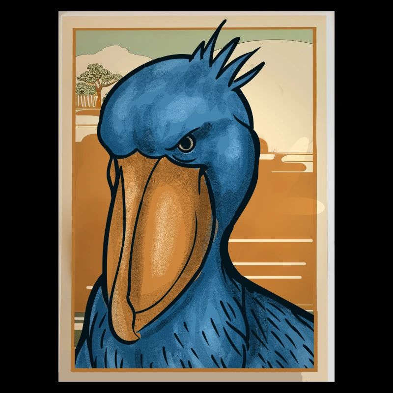 Shoebill Bird Ornithologist Forest I Gift