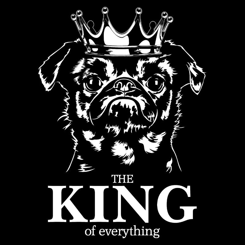 Petit Brabancon King of everything Spruch Wilsigns