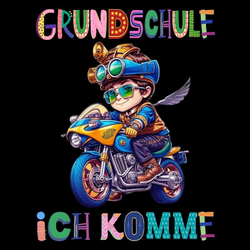 Grundschule - Ich komme / Steampunk Junge