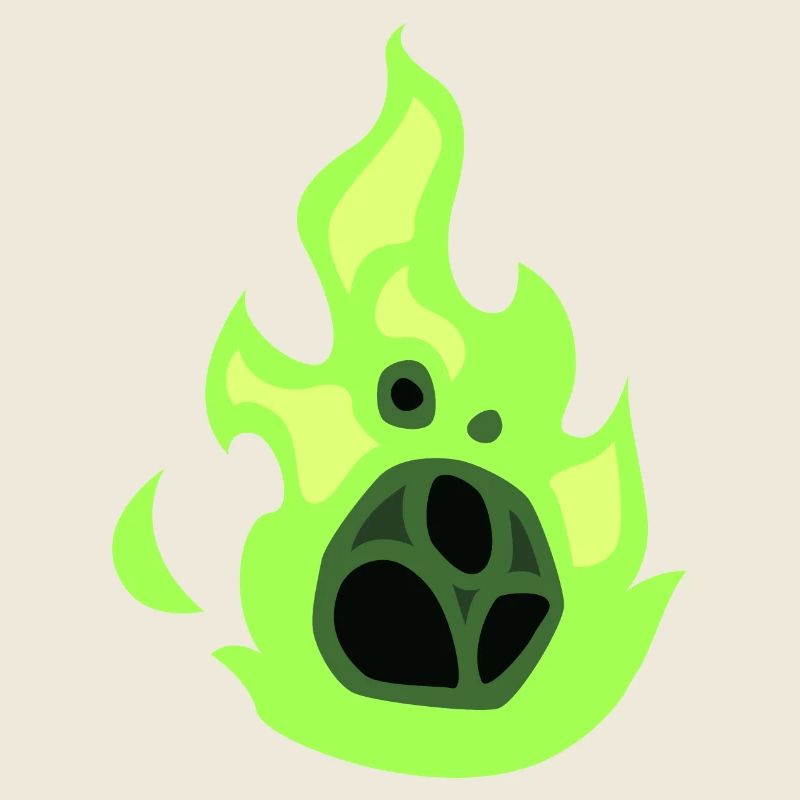 boule de feu verte