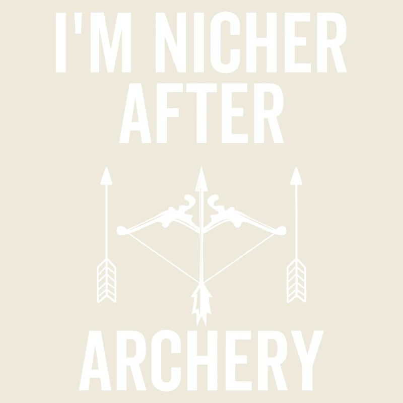 Archer Bowhunter I'm Nicher After Archery Target