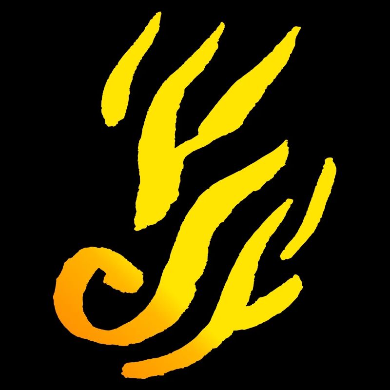 Feuer Ornament - Minimal / Element Symbol