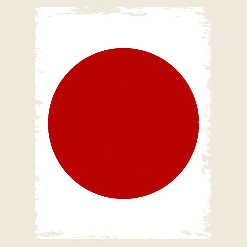 Drapeau du Japon Utilisé Look Nihon Drapeau japonais