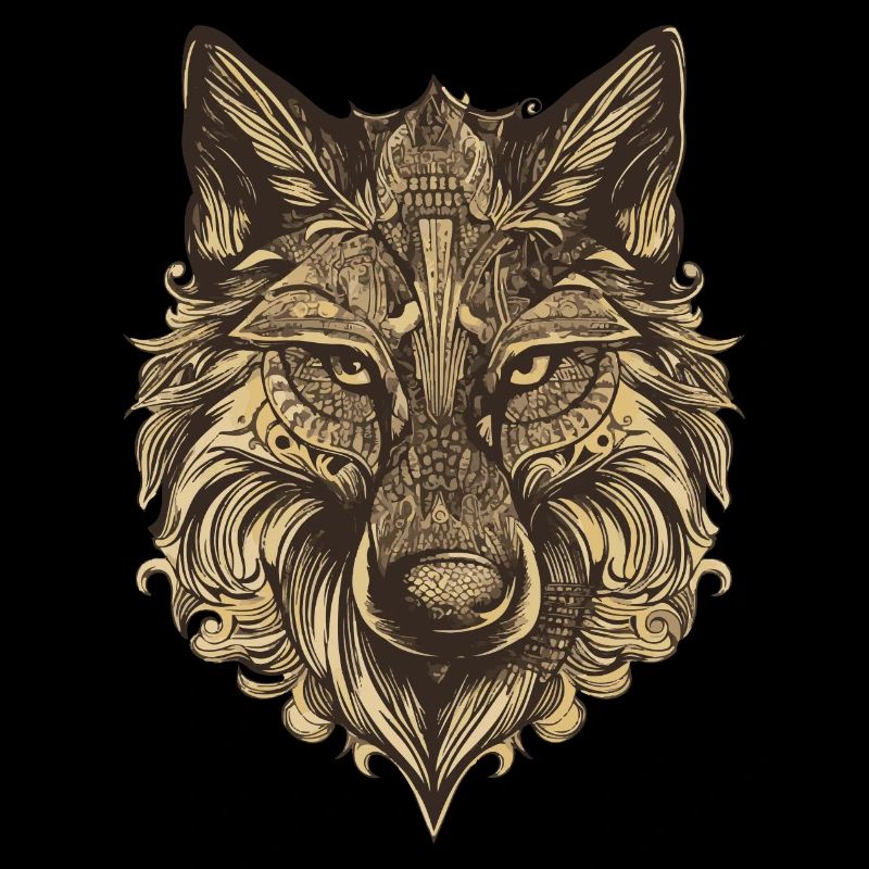 Portrait de loup