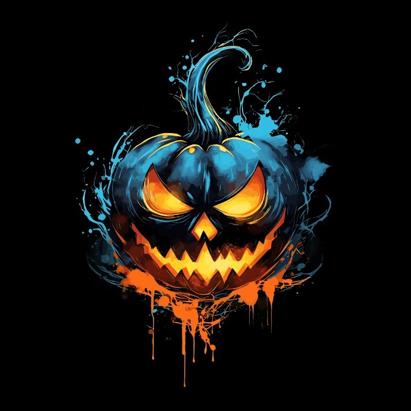 Halloween Jackolantern Pumpkin Shirt Design m/w/d