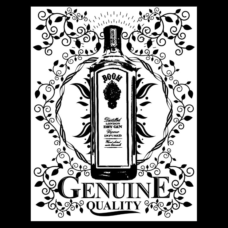 Gin-Top-Flasche