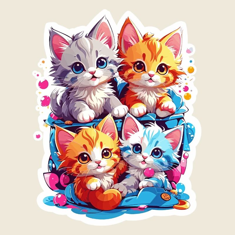 Cat quartet