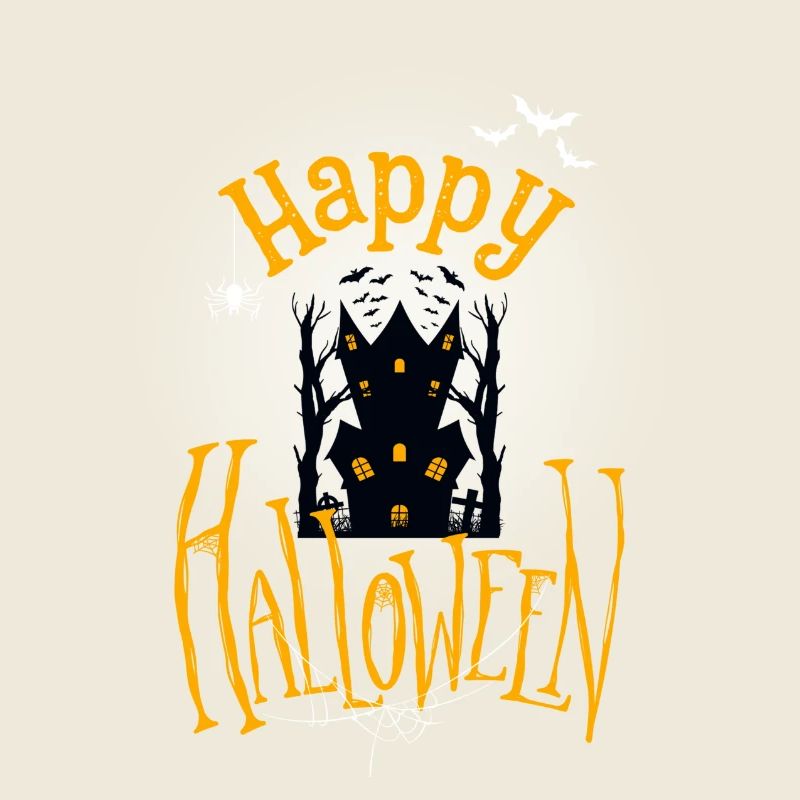 Frohes Halloween im alten Herrenhaus