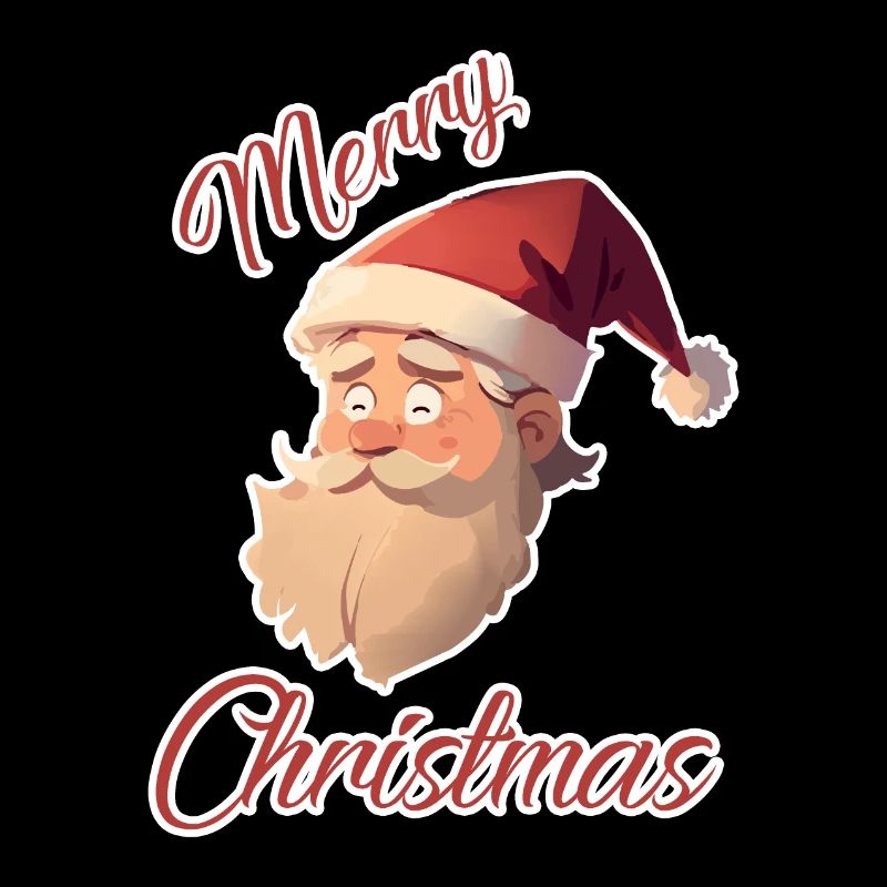 Glücklicher Weihnachtsmann (Schlaganfall)