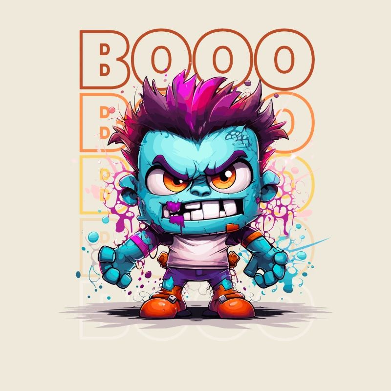 Chibi Bolt & Booo! Cousu géant Tee !