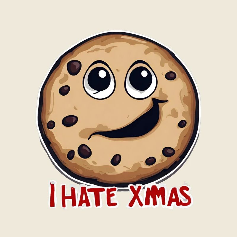 Je déteste Noël Funny Cookie Cookie Avent