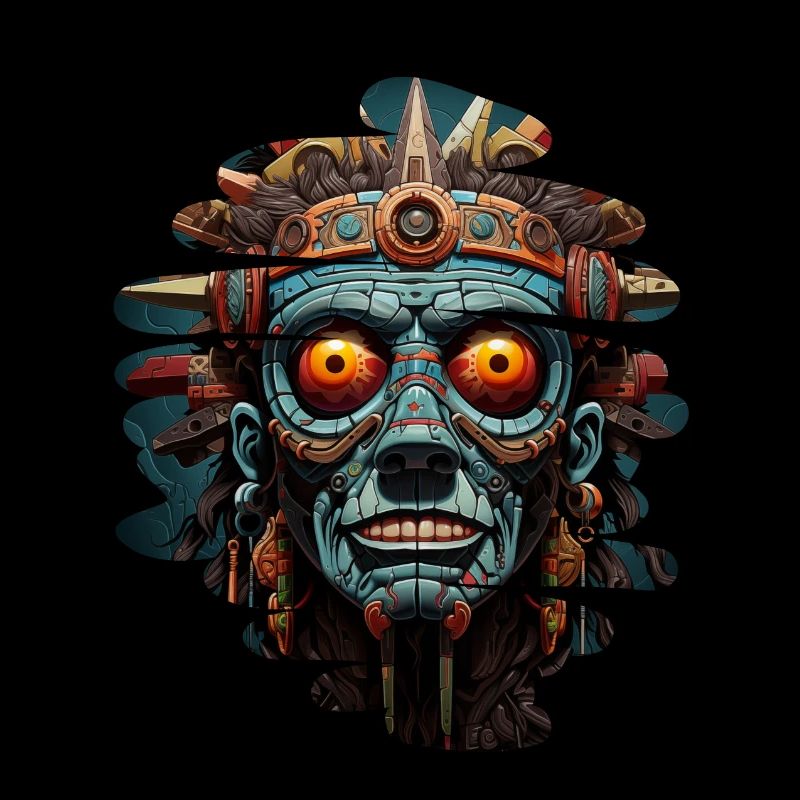 Tatonka the Blue Aztec Shaman