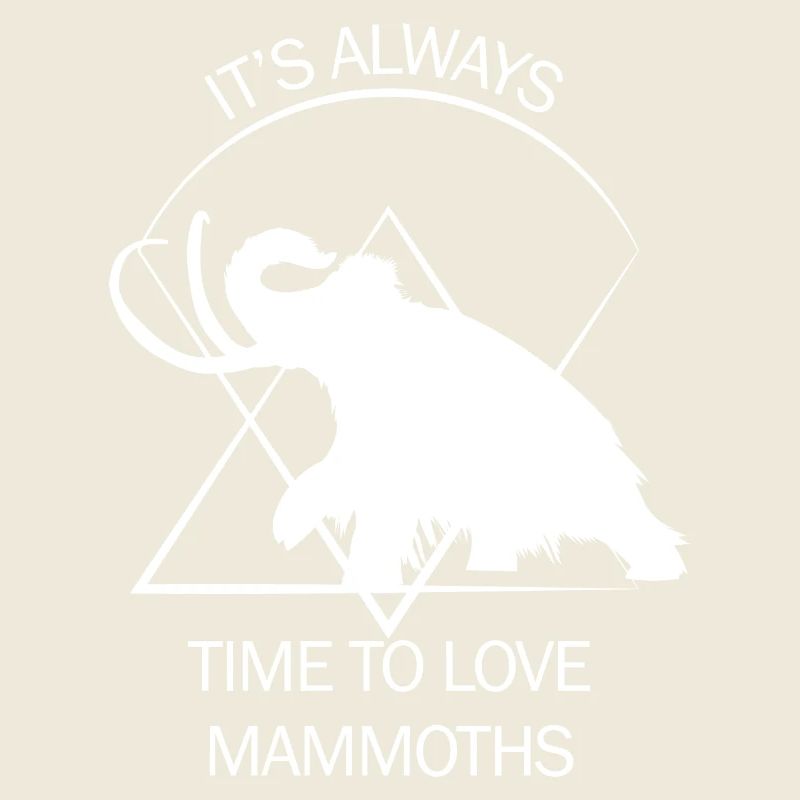 Lustiges Mammut Steinzeit Eiszeit Design Urzeit