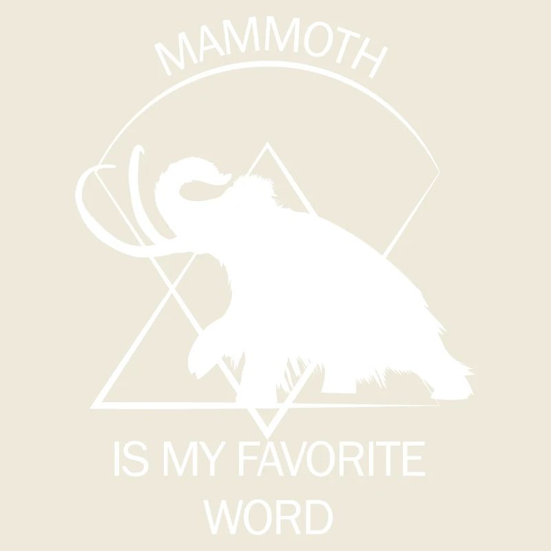 Lustiges Mammut Steinzeit Eiszeit Design Urzeit