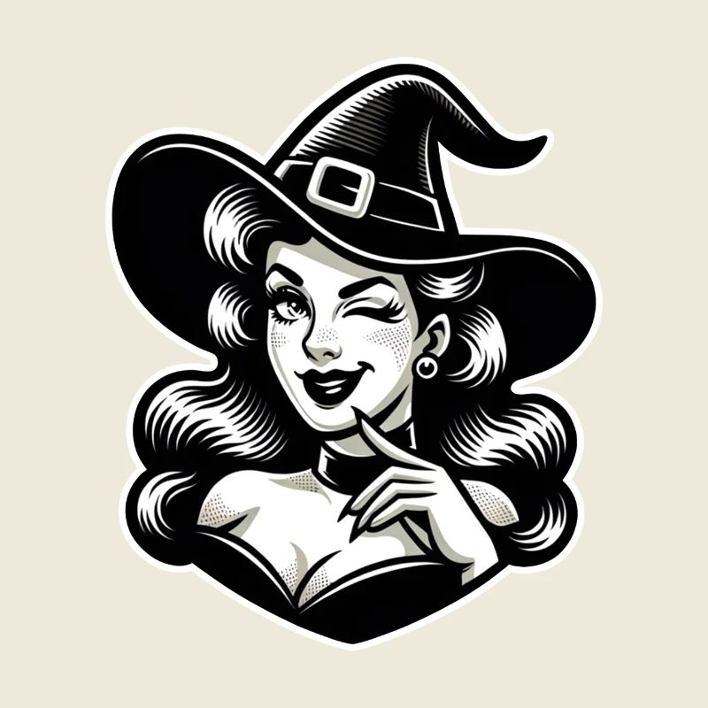 Enchanted Spellcaster Glamour - Pinup Witch