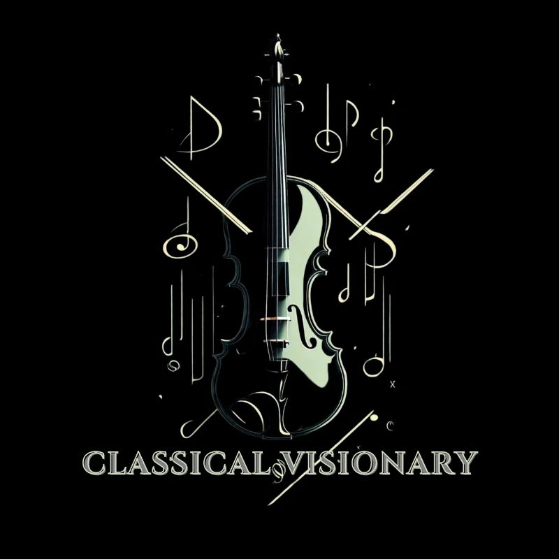 Minimalistic Classy design for classical music fan