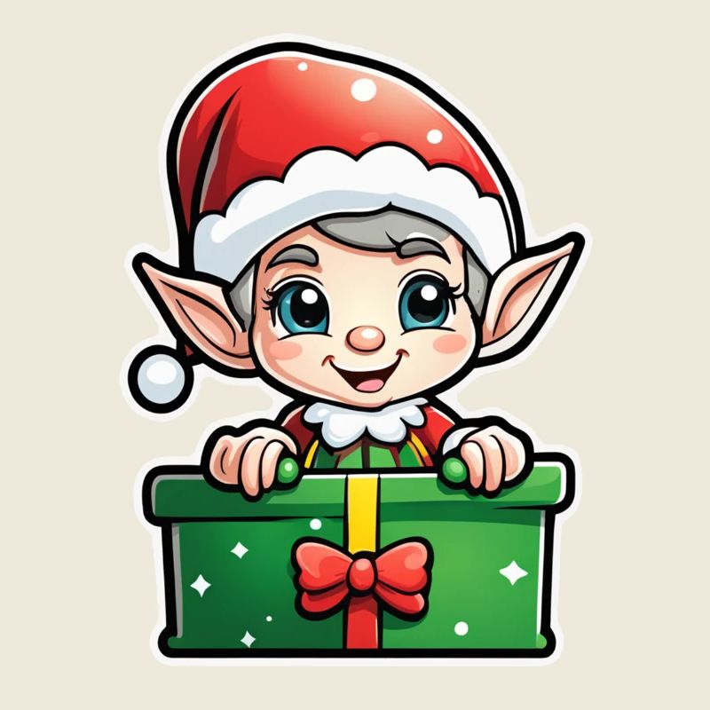Elf Weihnachtself Geschenk Elf