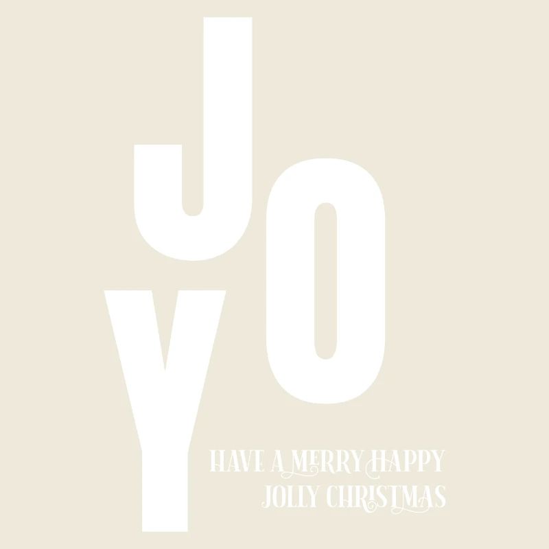 Logo typographique de Noël joyeux