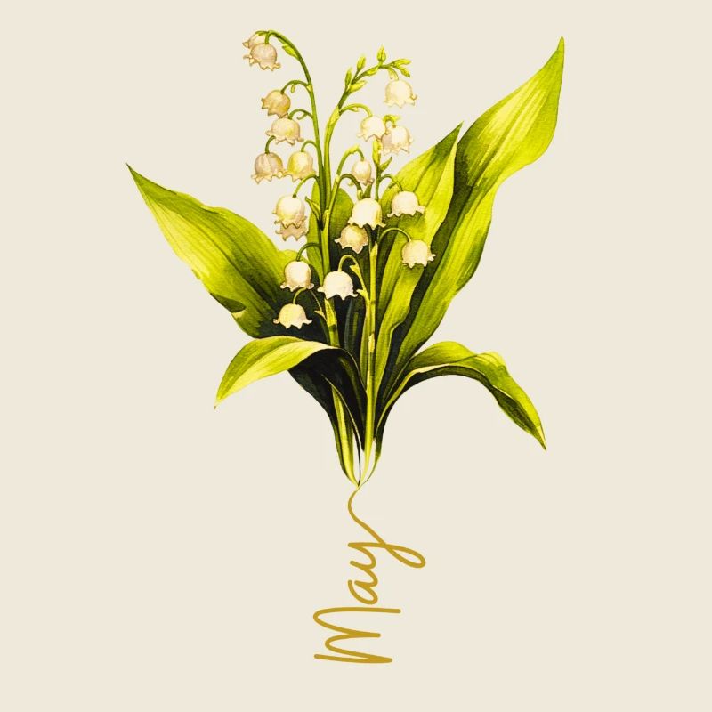 Maiglöckchen Naturalistisches Design