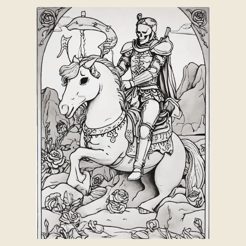 Der Tod auf einem Pferd