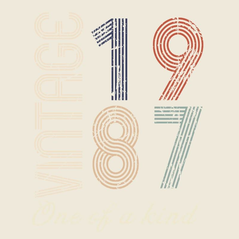 37e anniversaire 1987 - idée cadeau rétro Vintage