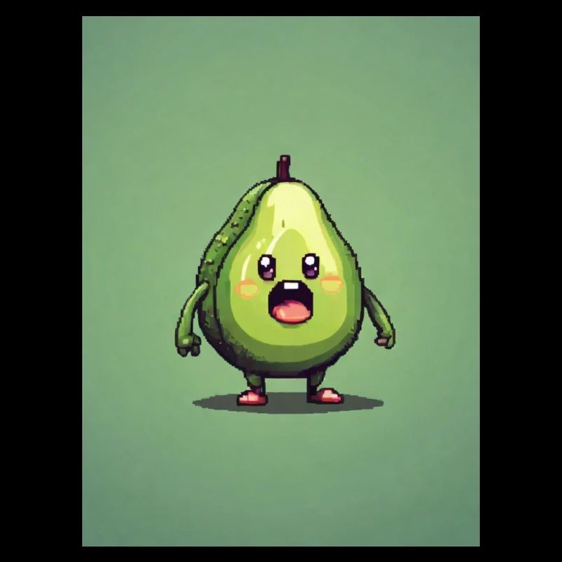 Pixelart Avocado