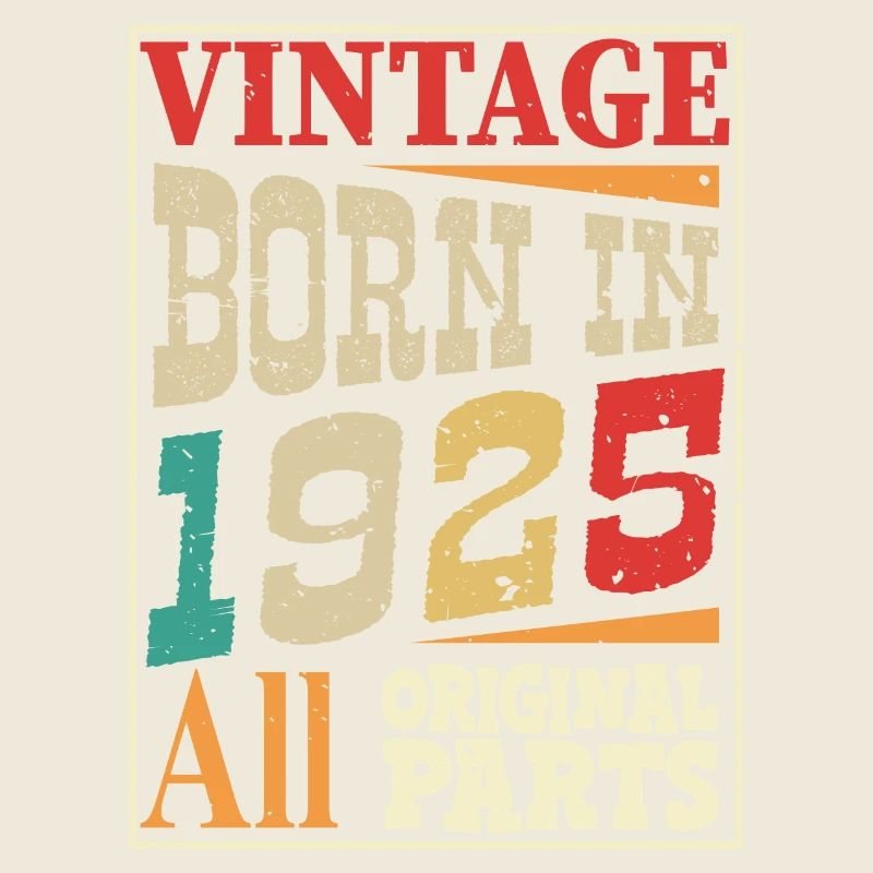 Vintage born in 1925 - Original parts